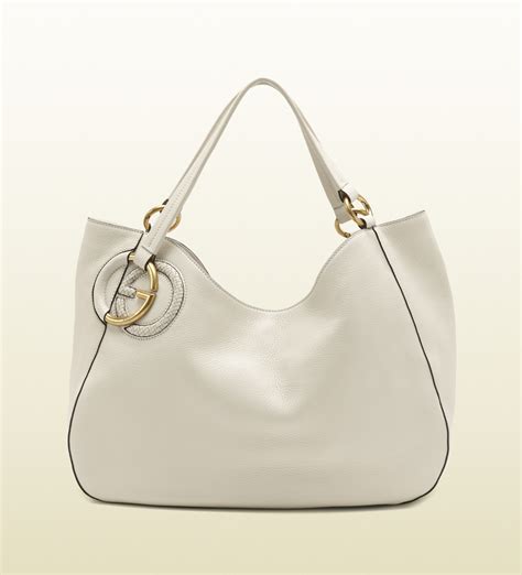 gucci white leather bag price|gucci shoulder bag black handbags.